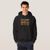 Im Not Always Grumpy Sometimes I Play Soccer Socce Hoodie (Voorkant volledig)