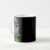 I'm Not An Elf Im Just Short Funny Christmas Match Koffiemok (Voorkant links)