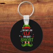 I'm Not An Elf I'm Just Short Merry Christmas Elf  Sleutelhanger (Voorkant)