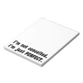 I'm Not Conceited, I'm Just Perfect Notitieblok (Gedraaid)