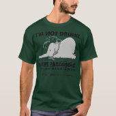 Im Not Drunk I Have Parkinsons Elephant Tee T-shirt (Voorkant)