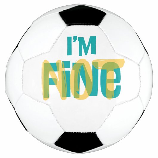 I'm (Not) Fine - Sarcastic Humor T Shirt (Devant)