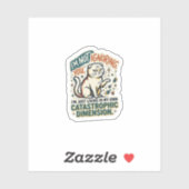 I'm Not Ignoring You Funny Cat Sticker | Sarcastic (Feuille)