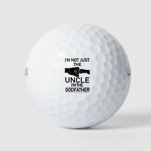 I'm Not Just The Uncle I'm The Godfather Golfballen (Voorkant)