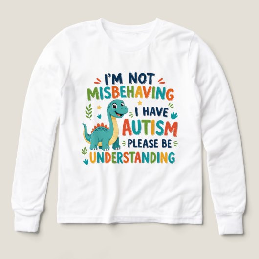 I'm not misbehaving I have autism (Motif recto)