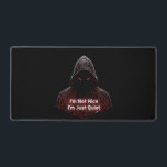 I'm Not Nice<br><div class="desc">Make a bold statement without saying a word. This design features a dark, hooded cyber assassin with glowing red circuit runes and the striking quote: "I'm Not Nice I'm Just Quiet." It’s a perfect mix of cyberpunk aesthetics and a gritty, introverted attitude. Designed for those who appreciate minimalist techwear, dark...</div>