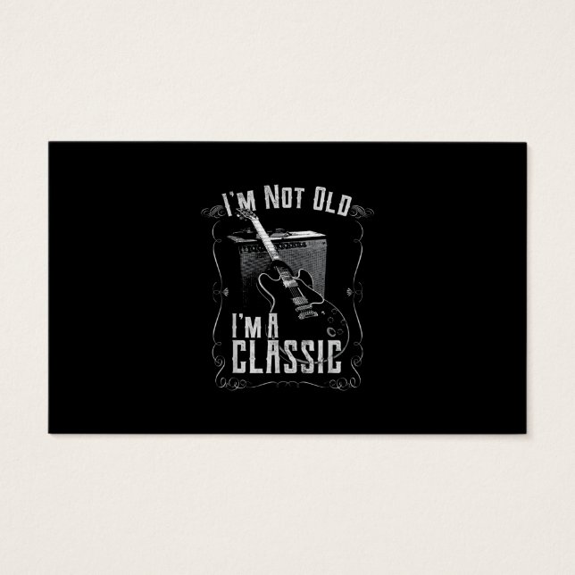 I'm Not Old I'm A Classic Guitar Design (Devant)
