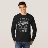 I'm Not Old I'm A Skilled Gamer 1982 Videogame T-shirt (Voorkant volledig)