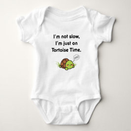 I'm Not Slow, I'm Just on Tortoise Time - Cute Sl Romper