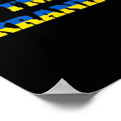 I'm Oekrainian Zelensky Ukraine Patriotic Proud Uk Poster (Hoek)