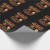 I'm On My Wurst Behavior Funny Oktoberfest Lover  Cadeaupapier (Hoek)
