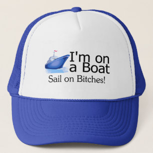 Im op een boot trucker pet