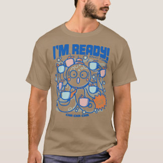 Im Ready Coffee Octopus Blue van Tobe Fonseca T-shirt