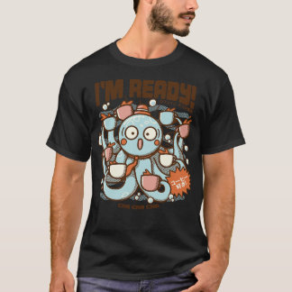 Im Ready Coffee Octopus door Tobe Fonseca T-shirt