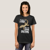 I'm Really A Lizard This Is My Human Costume T-shirt (Voorkant volledig)