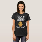 I'm Really A Potato Halloween Potato costume T-shirt (Voorkant volledig)