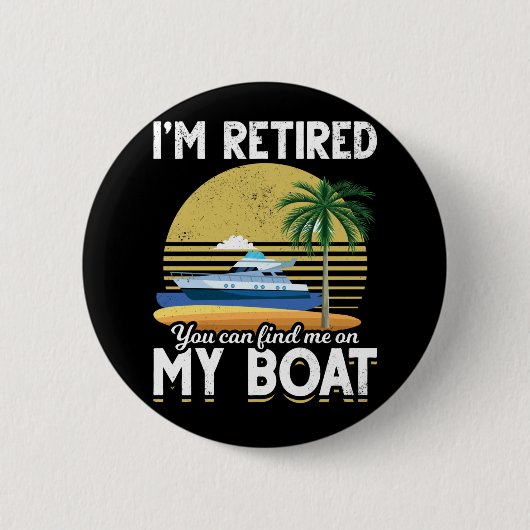 Im Repension Funny Boat Ronde Button 5,7 Cm (Voorkant)