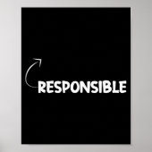 I'm Resnsible Funny Ity Character Reference  Poster (Voorkant)