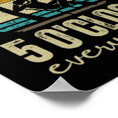 I'm Retired It's 5 O'clock Everywhere Funny Retire Poster (Hoek)