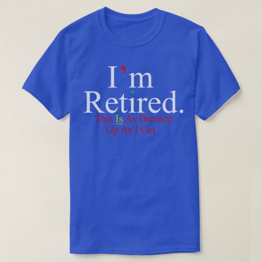 Im Retraité TShirt (Design devant)