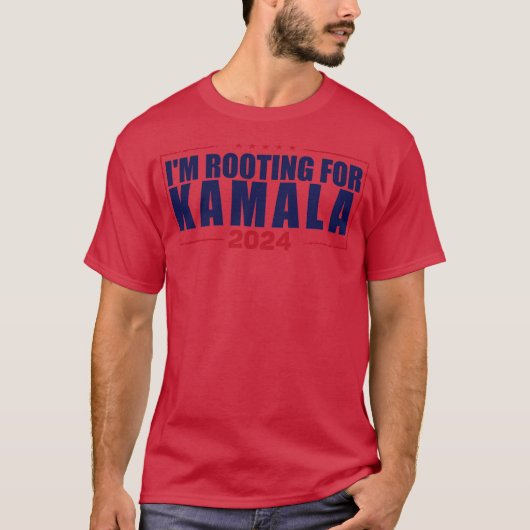 Im Rooting For Kamala 2024 T-shirt (Voorkant)