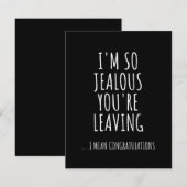 I'm So Jealous You're Leaving Save The Date (Voorkant / Achterkant)