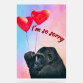 "I'm so sorry" Acryl Bord (Voorkant)