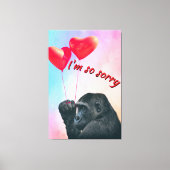 "I'm so sorry" Canvas Afdruk (Voorkant)