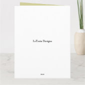 I'm So Sorry Cute Bulldog Belated Birthday Kaart (Achterkant)