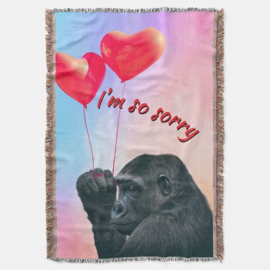 "I'm so sorry" Deken (Voorkant Verticaal)