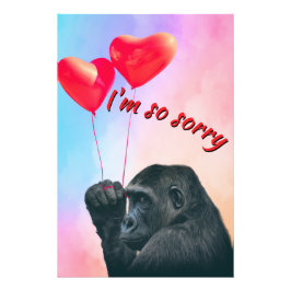 "I'm so sorry" Foto Afdruk