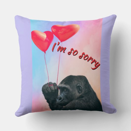 "I'm so sorry" Kussen (Achterkant)