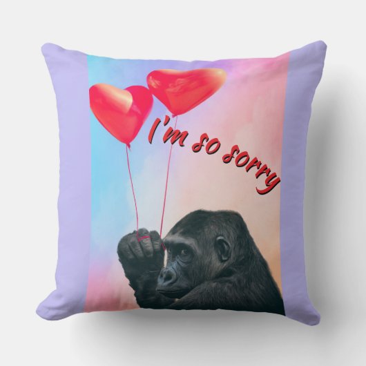 "I'm so sorry" Kussen (Voorkant)