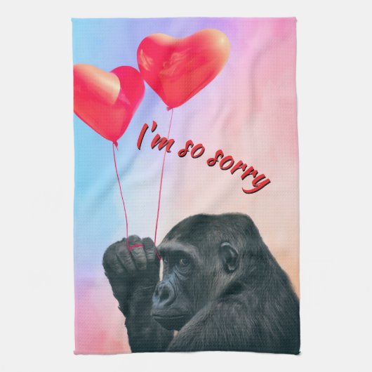 "I'm so sorry" Theedoek (Verticaal)