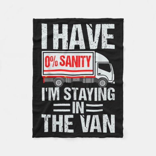 I'm Staying In Tha Van Funny Phasmophobia Gamer Me Fleece Deken (Voorkant)