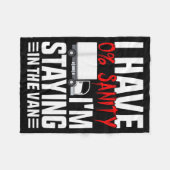 I'm Staying In Tha Van Funny Phasmophobia Gamer Wo Fleece Deken (Voorkant (Horizontaal))