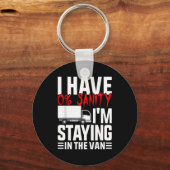 I'm Staying In Tha Van Funny Phasmophobia Gamer Wo Sleutelhanger (Voorkant)