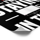 I'm Staying In Tha Van Funny Phasmophobia Women's Poster (Hoek)