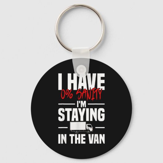 I'm Staying In Tha Van Funny Phasmophobia Women's  Sleutelhanger (Voorkant)