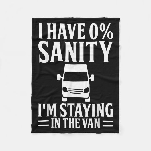 I'm Staying In Tha Van Phasmophobia Funny Drivers  Fleece Deken (Voorkant)