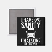 I'm Staying In Tha Van Phasmophobia Funny Drivers Magneet (Voorkant / Achterkant)