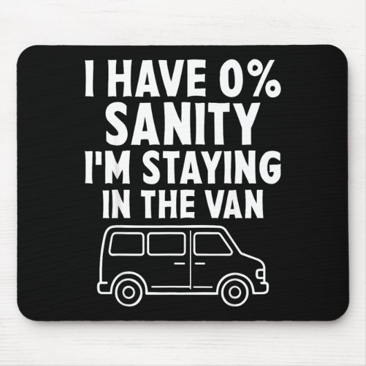 I'm Staying In Tha Van Phasmophobia Funny Gamer Me Muismat (Voorkant)