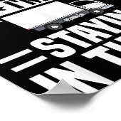 I'm Staying In Tha Van Phasmophobia Funny Gamer Me Poster (Hoek)