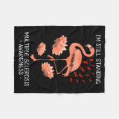 Im Still Standing Multiple Sclerosis Empowering Su Fleece Deken (Voorkant (Horizontaal))