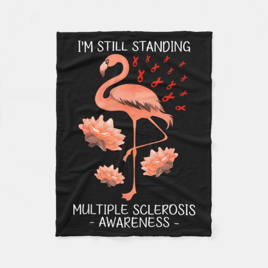 Im Still Standing Multiple Sclerosis Empowering Su Fleece Deken (Voorkant)