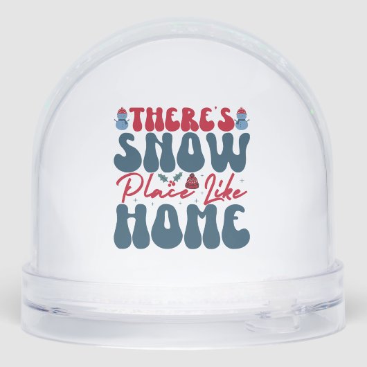 I'm Surrounded By Snowflakes Funny Custom Sneeuwbol (Achterkant)