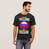 Im T-shirt de hurlement du Russe Im (Devant entier)