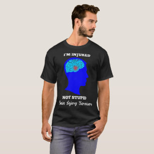 Im T-shirt non stupide blessé de survivant de