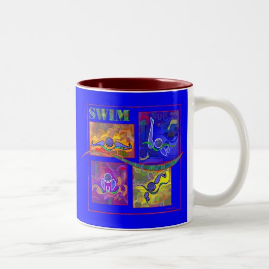 IM tasse colorée de bain de matin (Droit)