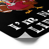 I'm Thankful I'm Not A Liberal Funny Thanksgiving Poster (Hoek)